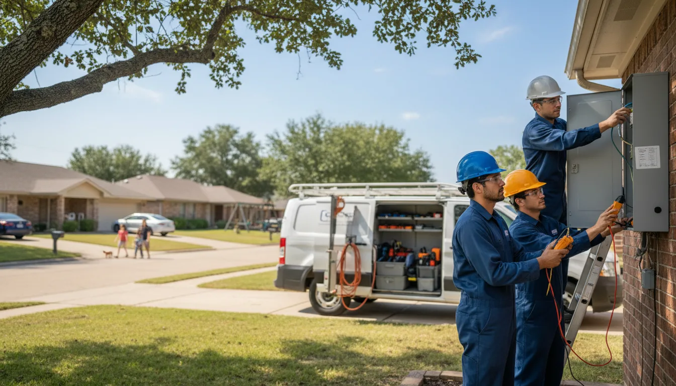 Certified electrician providing emergency electrical services in Hartstown, PA